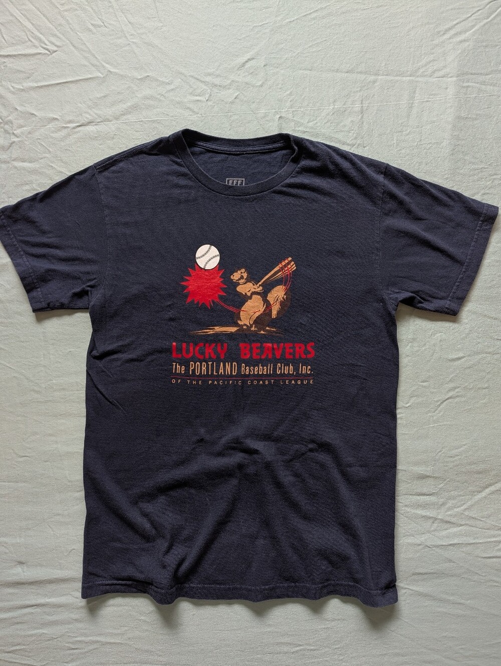 Portland Beavers Ebbets Field Flannels Tee